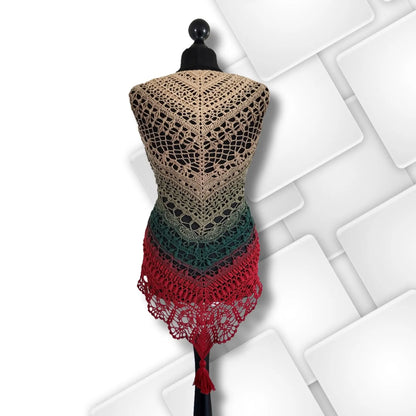 ✨ Griselda Crochet Shawl Pattern – Dreamy & Elegant Wrap 🧶