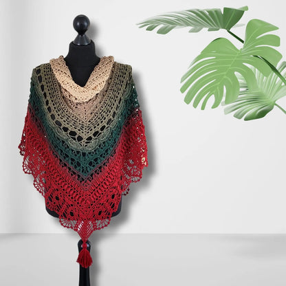 ✨ Griselda Crochet Shawl Pattern – Dreamy & Elegant Wrap 🧶
