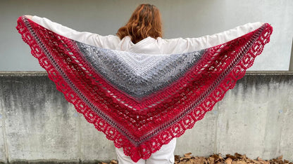 ✨ Griselda Crochet Shawl Pattern – Dreamy & Elegant Wrap 🧶