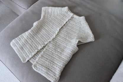 🤍 Button Up Crochet Top Pattern PDF