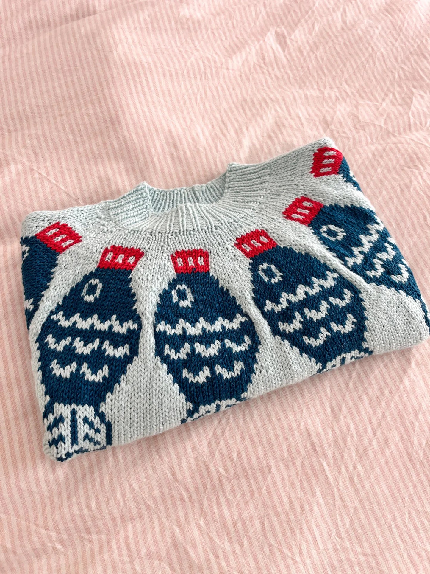 Sushi Date Sweater Knitting Pattern PDF
