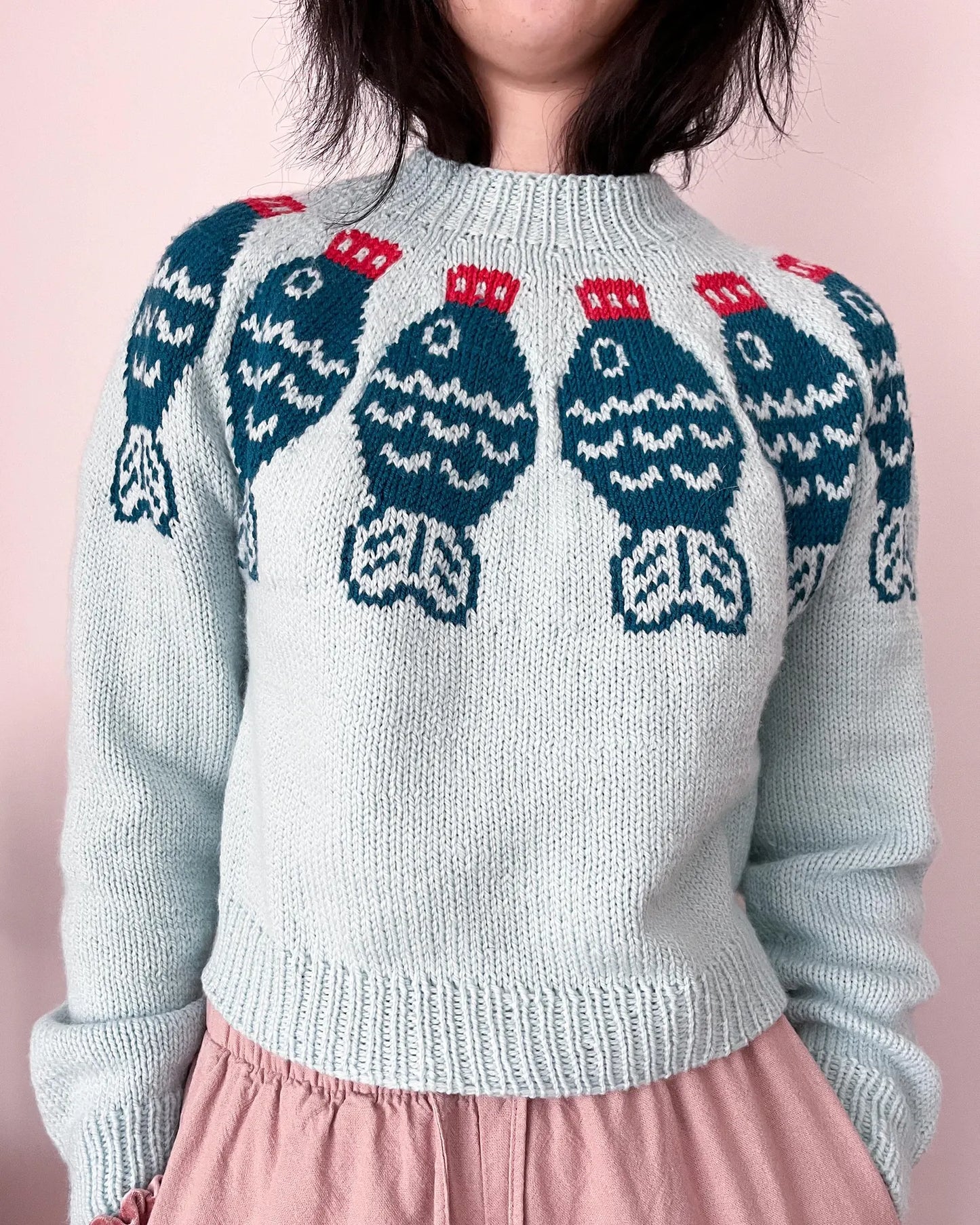 Sushi Date Sweater Knitting Pattern PDF