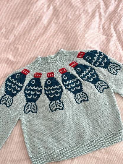Sushi Date Sweater Knitting Pattern PDF