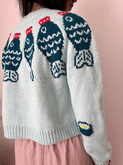 Sushi Date Sweater Knitting Pattern PDF