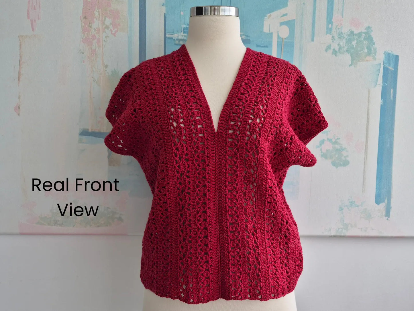 ✨ Boho Lace Crochet Top Pattern 🌸 Summer Festival Blouse PDF 🧶
