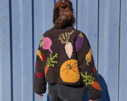 Garden Cardigan Crochet Pattern PDF