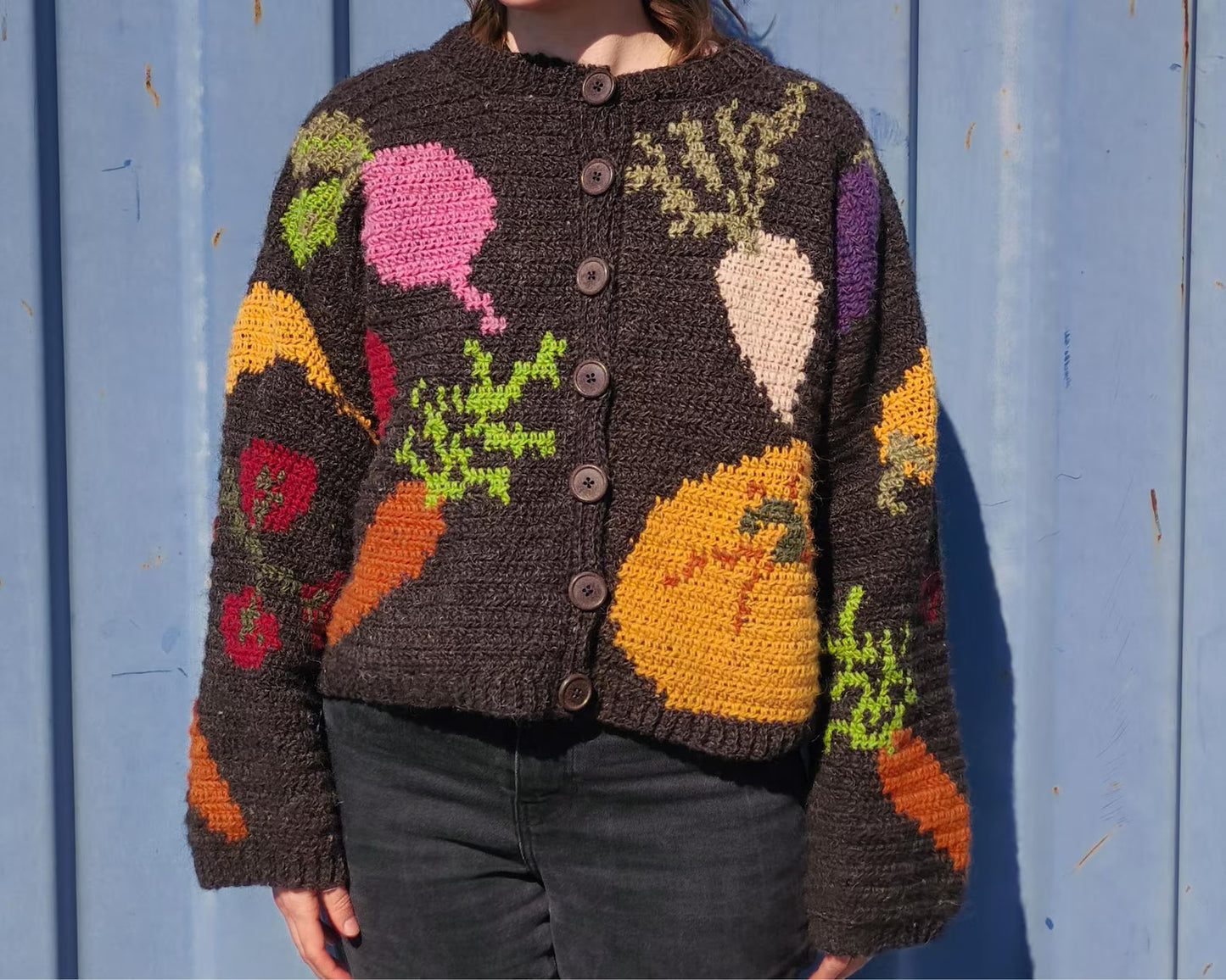 Garden Cardigan Crochet Pattern PDF