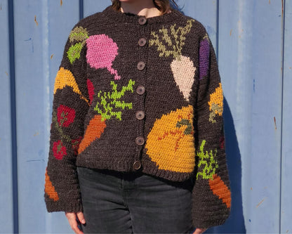 Garden Cardigan Crochet Pattern PDF