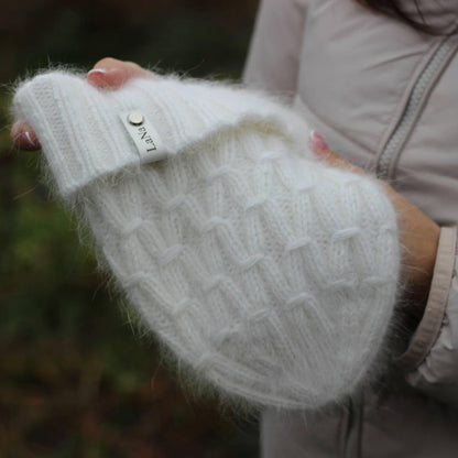 Rhombus Hat Knitting Pattern | Textured Beanie PDF