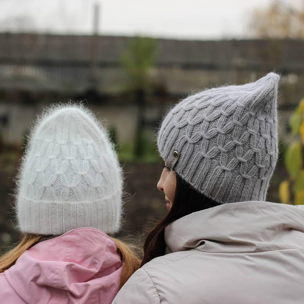 Rhombus Hat Knitting Pattern | Textured Beanie PDF