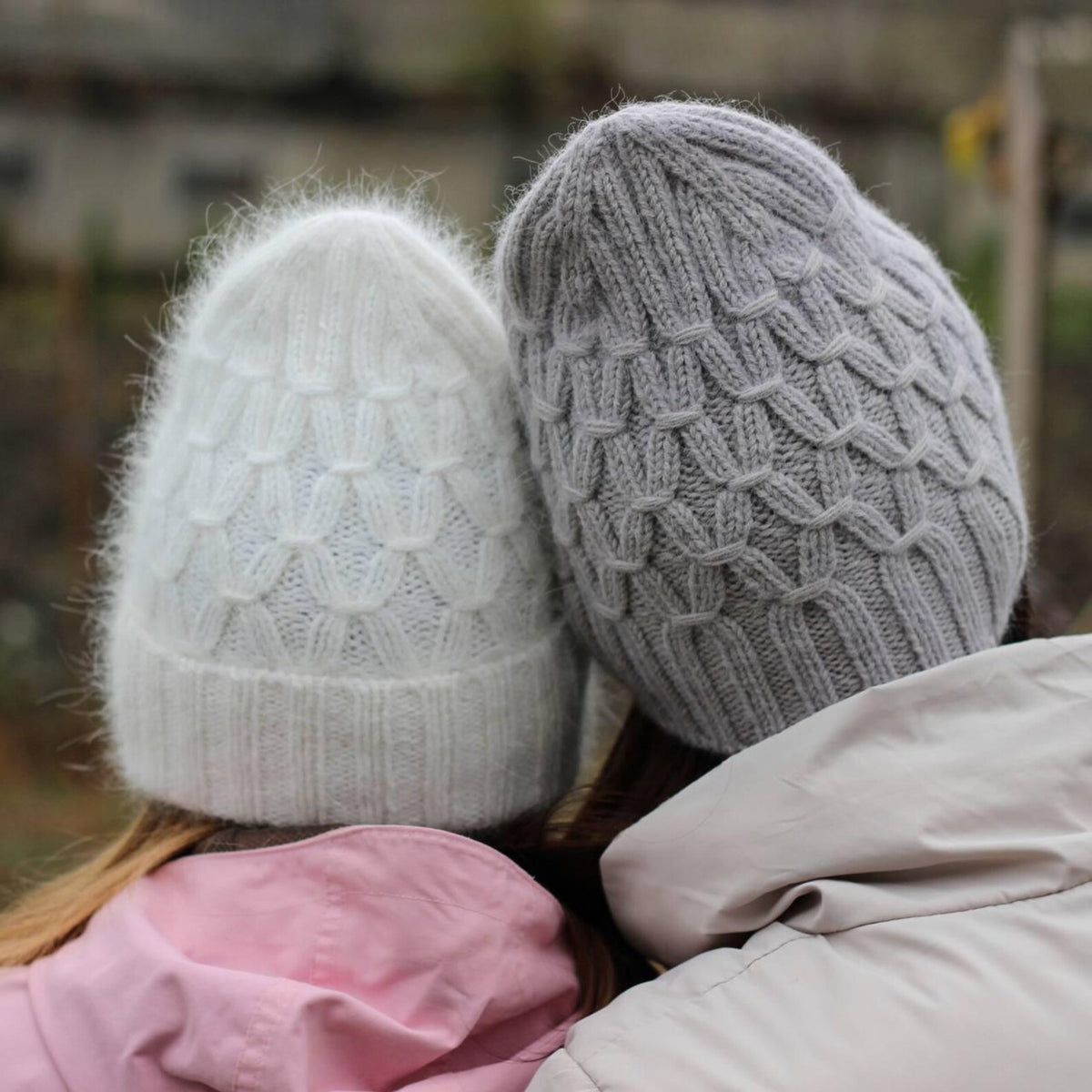 Rhombus Hat Knitting Pattern | Textured Beanie PDF