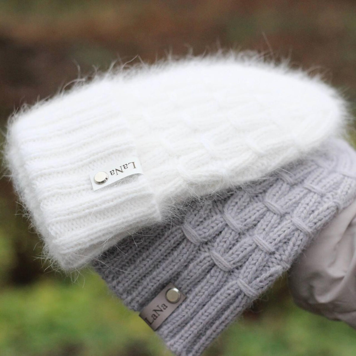 Rhombus Hat Knitting Pattern | Textured Beanie PDF