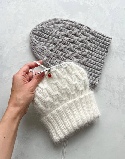 Rhombus Hat Knitting Pattern | Textured Beanie PDF