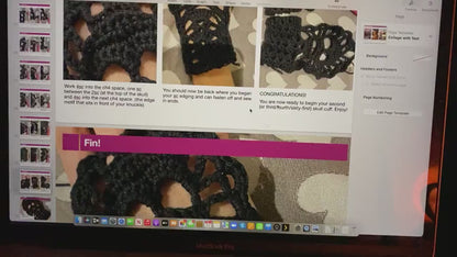 🔥 Cozy Skull Beanie – Easy Beginner Crochet Pattern 🖤💀