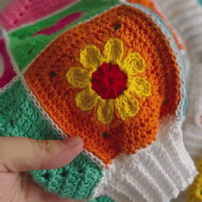 Joysie Kids Cardigan Crochet Pattern PDF (1–8 Years)
